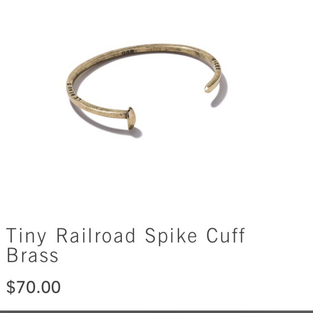 Giles&Brother railroad spike cuff